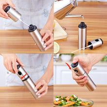 Load image into Gallery viewer, Cooking Oil Sprayer Bottle Stainless Steel
