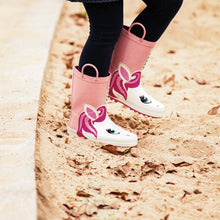 Load image into Gallery viewer, Comfortable Girls&#39; Unicorn Waterproof Rain Boots
