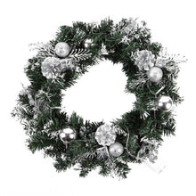 Load image into Gallery viewer, Artificial LED Lighted Christmas Hanging Wreath

