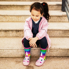Load image into Gallery viewer, Comfortable Girls&#39; Unicorn Waterproof Rain Boots

