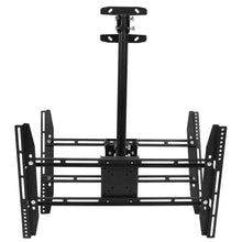 Load image into Gallery viewer, Adjustable Flip Down Ceiling Hanging TV Mount 37 in - 70 in
