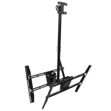 Load image into Gallery viewer, Adjustable Flip Down Ceiling Hanging TV Mount 37 in - 70 in
