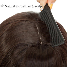 Load image into Gallery viewer, Clip On Hair Topper Pieces Synthetic Wiglet For Women
