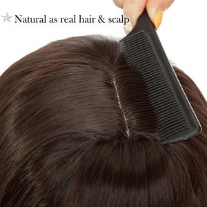 Clip On Hair Topper Pieces Synthetic Wiglet For Women