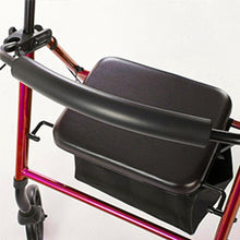 Load image into Gallery viewer, Deluxe Stand Upright Padded Senior Walker Rollator
