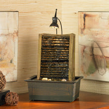 Load image into Gallery viewer, Deluxe Indoor Tabletop Desktop Waterfall Zen Fountain
