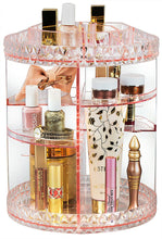 Load image into Gallery viewer, Adjustable Rotating Cosmetic Makeup Organizer Storage Box
