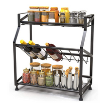 Load image into Gallery viewer, Countertop Spice Storage Organizer Rack

