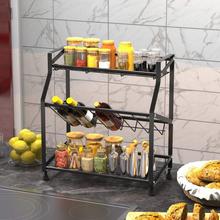 Load image into Gallery viewer, Countertop Spice Storage Organizer Rack
